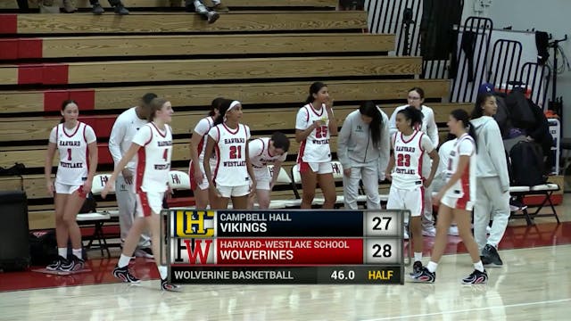 Girls Basketball vs. Campbell Hall (D...