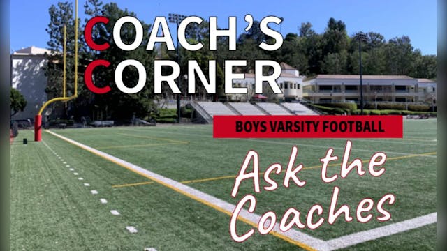 Ask the Coaches :: Football (Sept. 30)