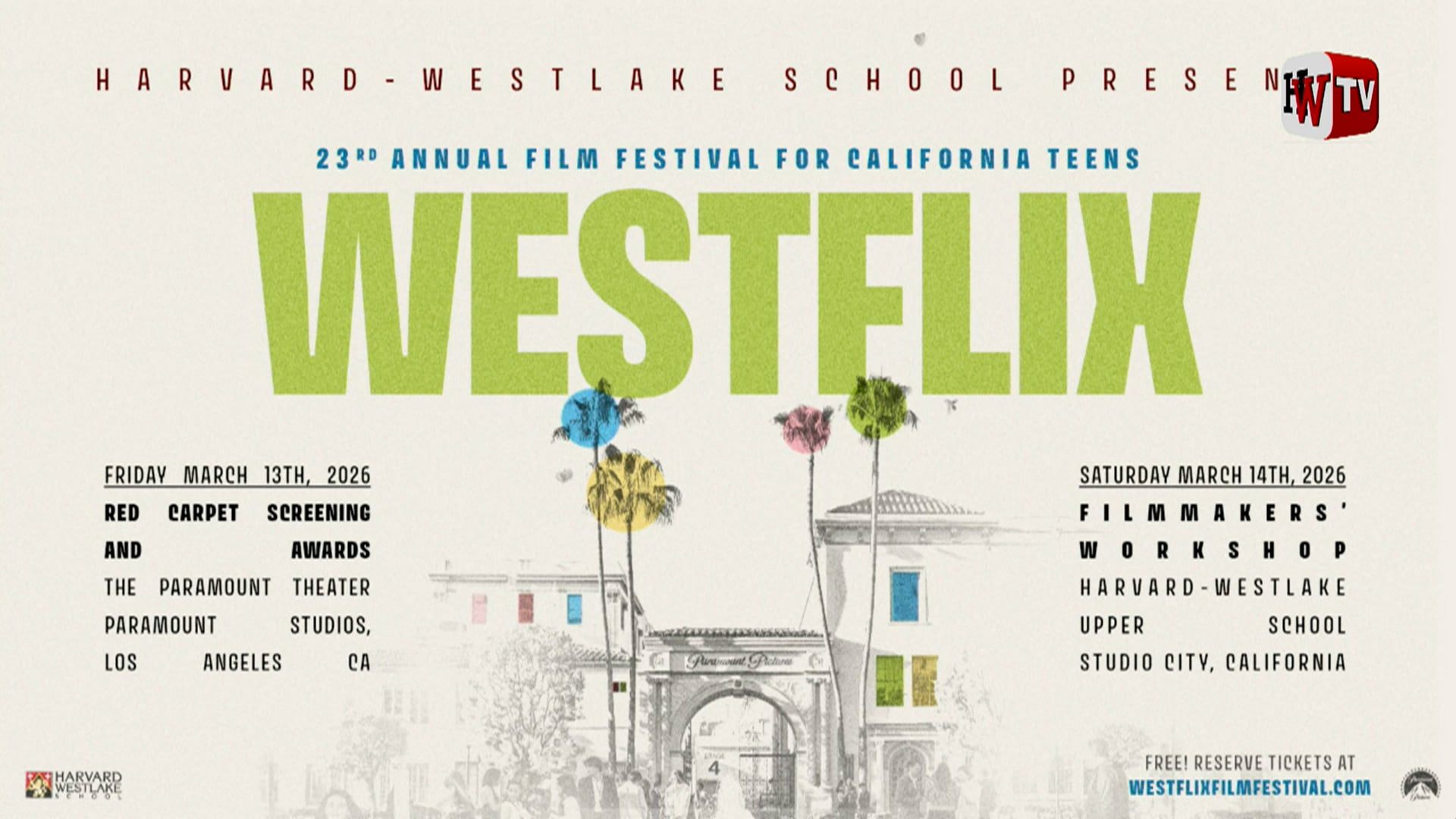 Westflix Film Festival 23: Red Carpet & Screening (March 13)