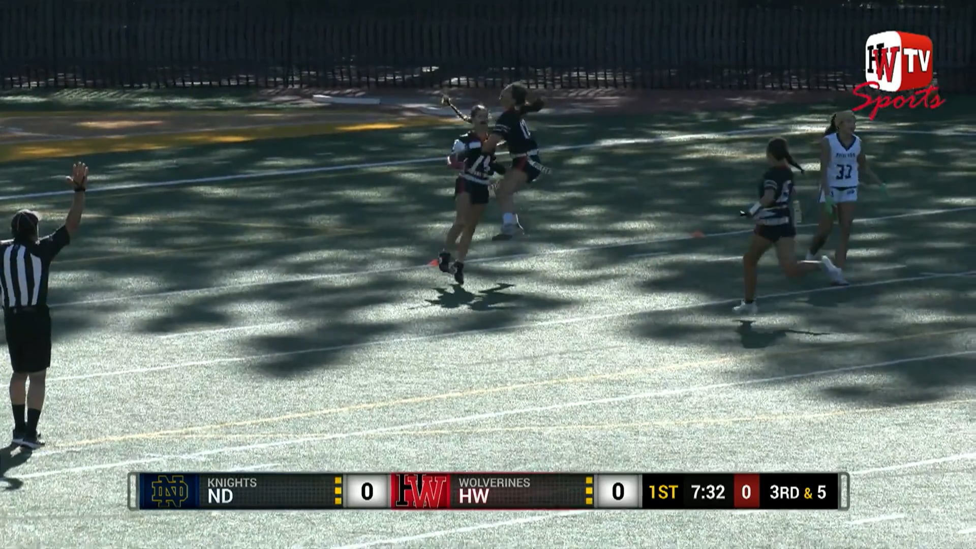 Girls Flag Football vs. Notre Dame (Sept 25)
