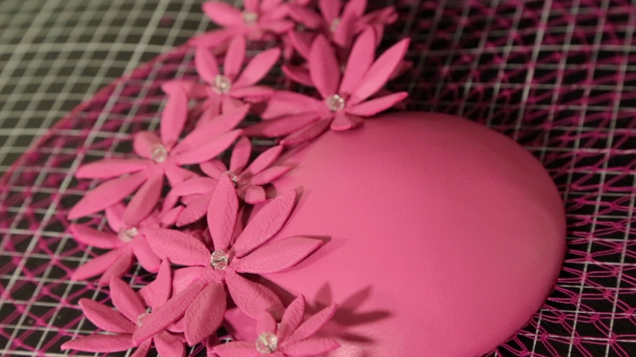 Leather Daisy Pattern