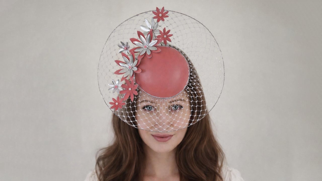 Veiled Brim - Gigi Millinery