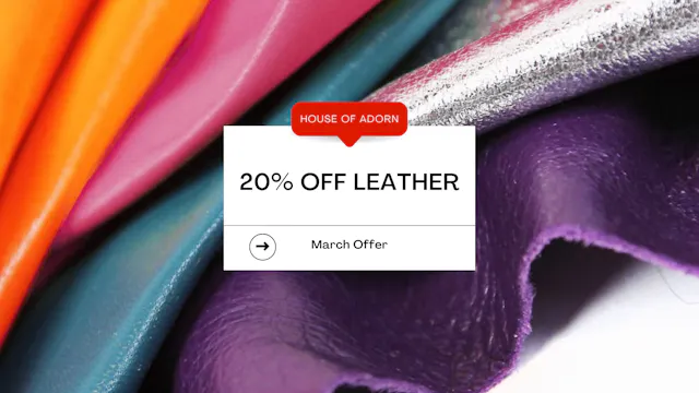 20% Off Leather Supplies