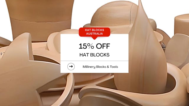 15% Off Hat Blocks