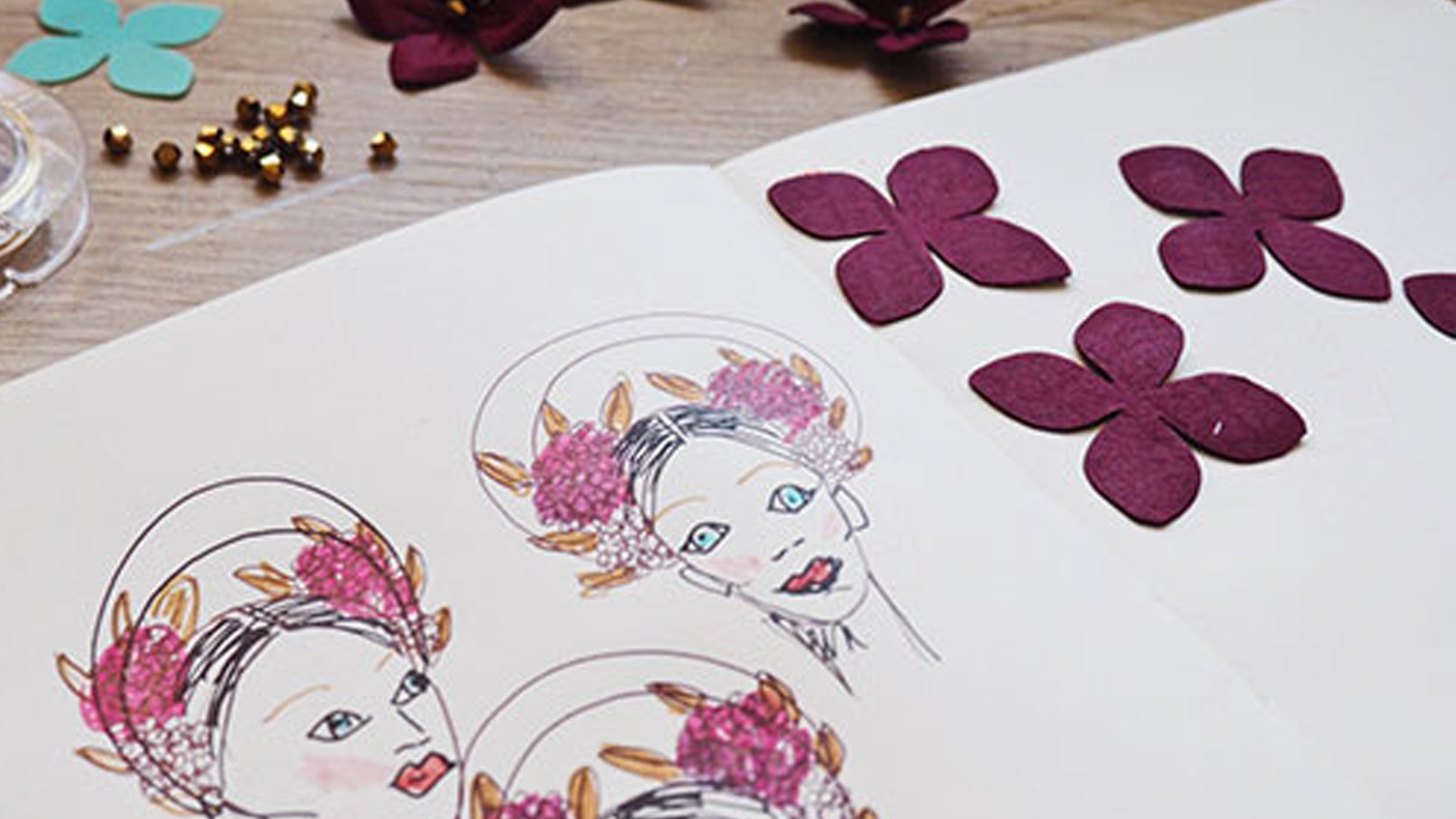 Millinery Sketch Templates