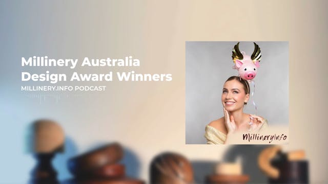 Millinery Australia Design Award Winn...
