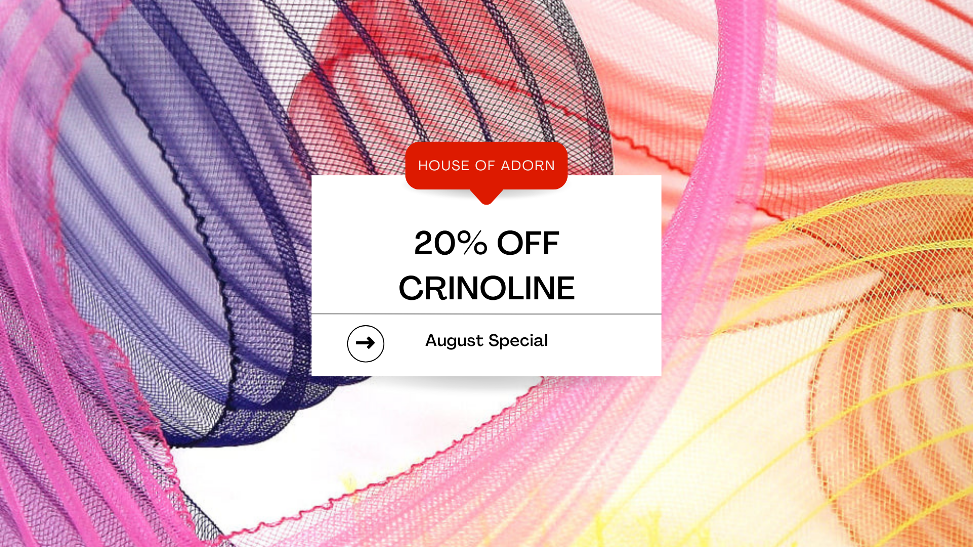 20% Off Crinoline