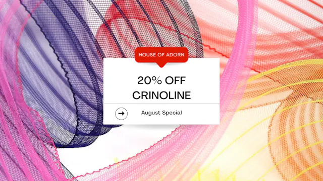 20% Off Crinoline