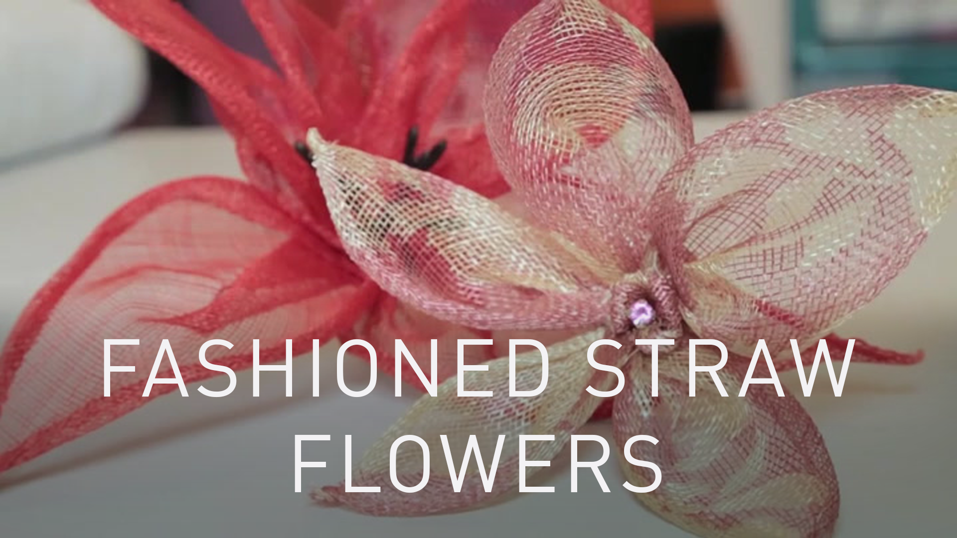 Fashioned Straw Flowers