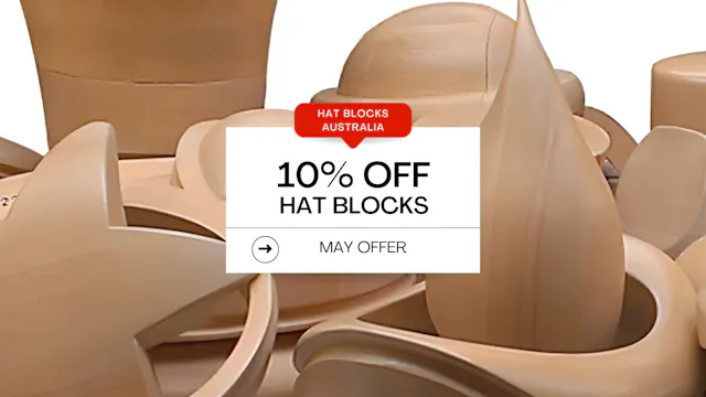 10% Off Hat Blocks