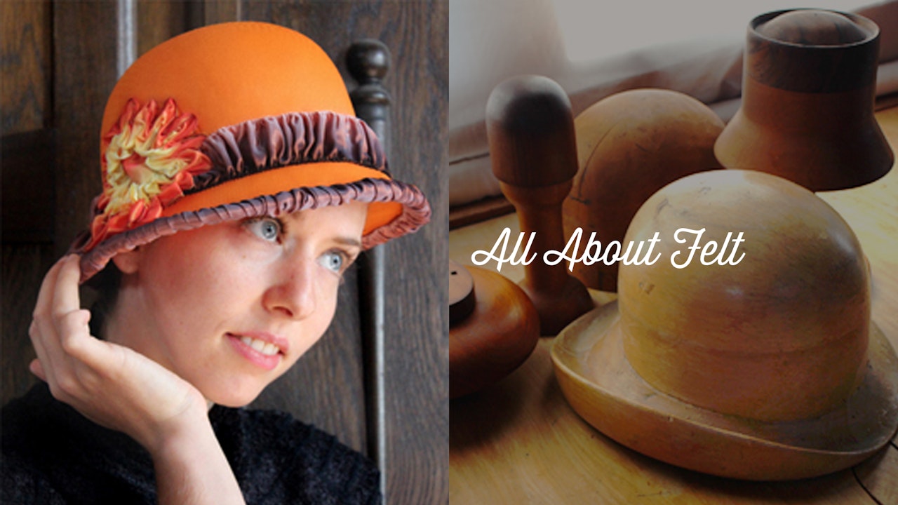 Wool Felt Hoods & Capelines - Hat Making Supplies