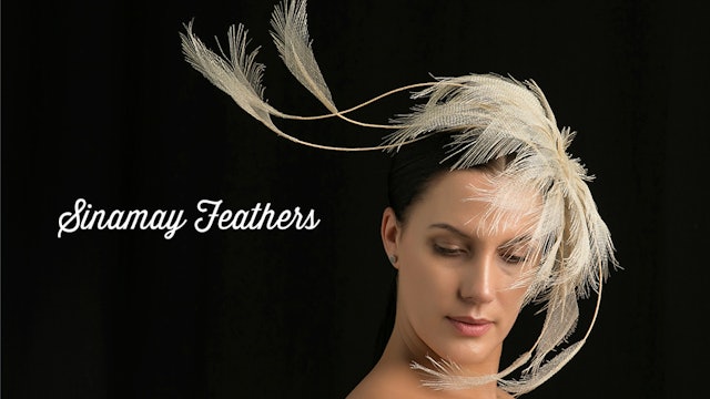 Sinamay Feathers Live Lesson