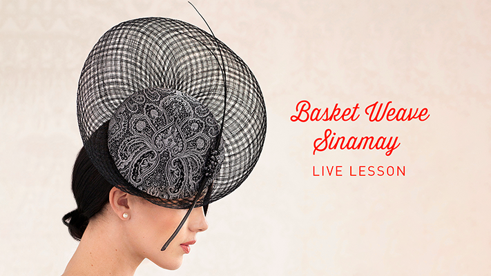 Basket Weave Sinamay Live Lesson