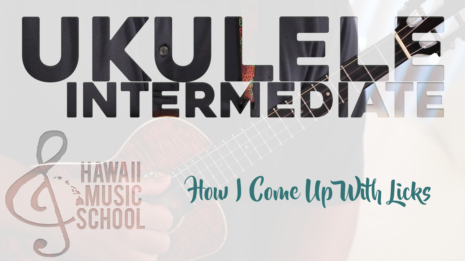 How I Come Up With Licks