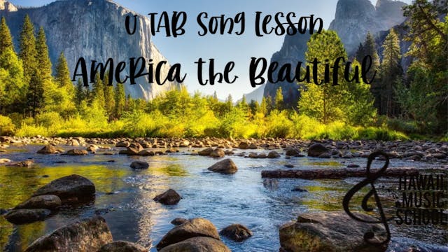 America the Beautiful uTab Lesson