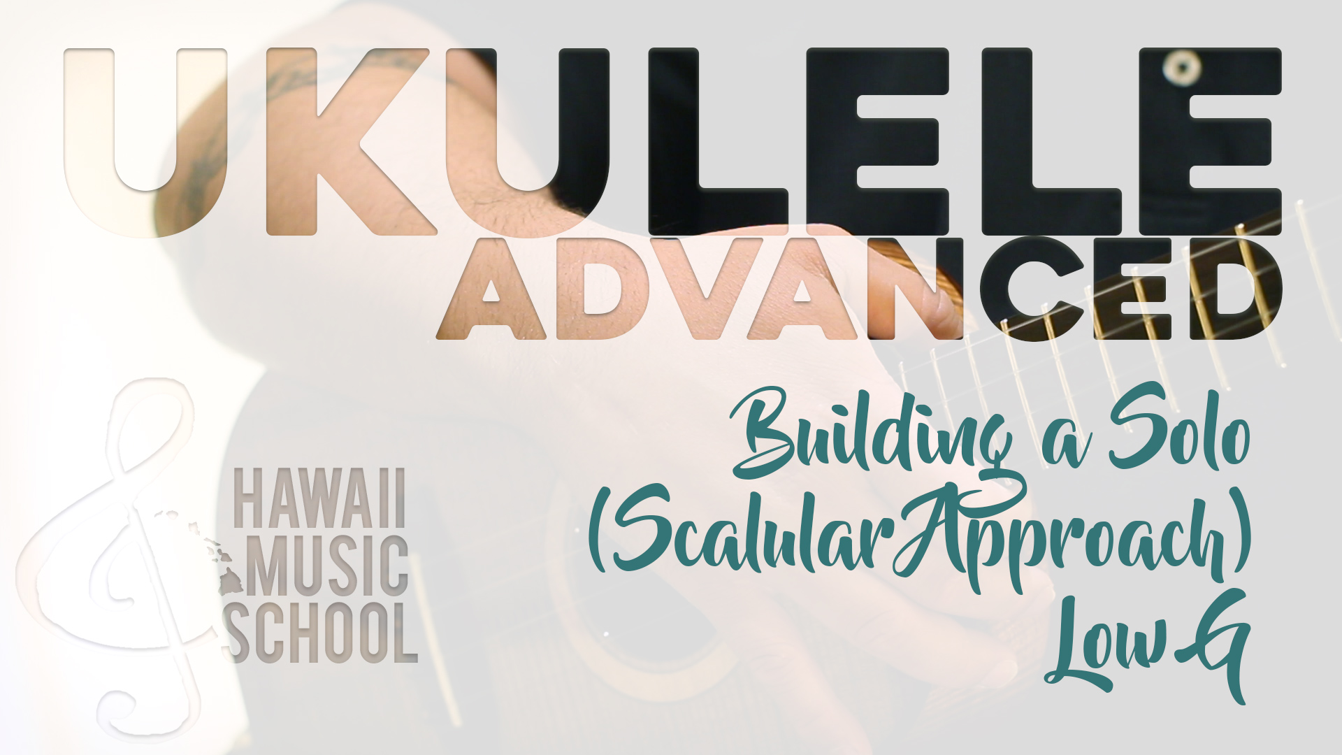 Building a Solo (Scalular Approach) Low G