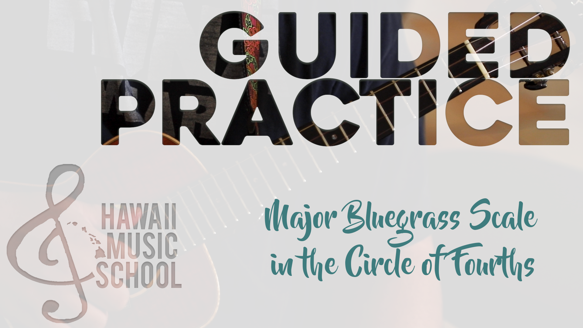 Major Bluegrass Scale in the Circle of Fourths