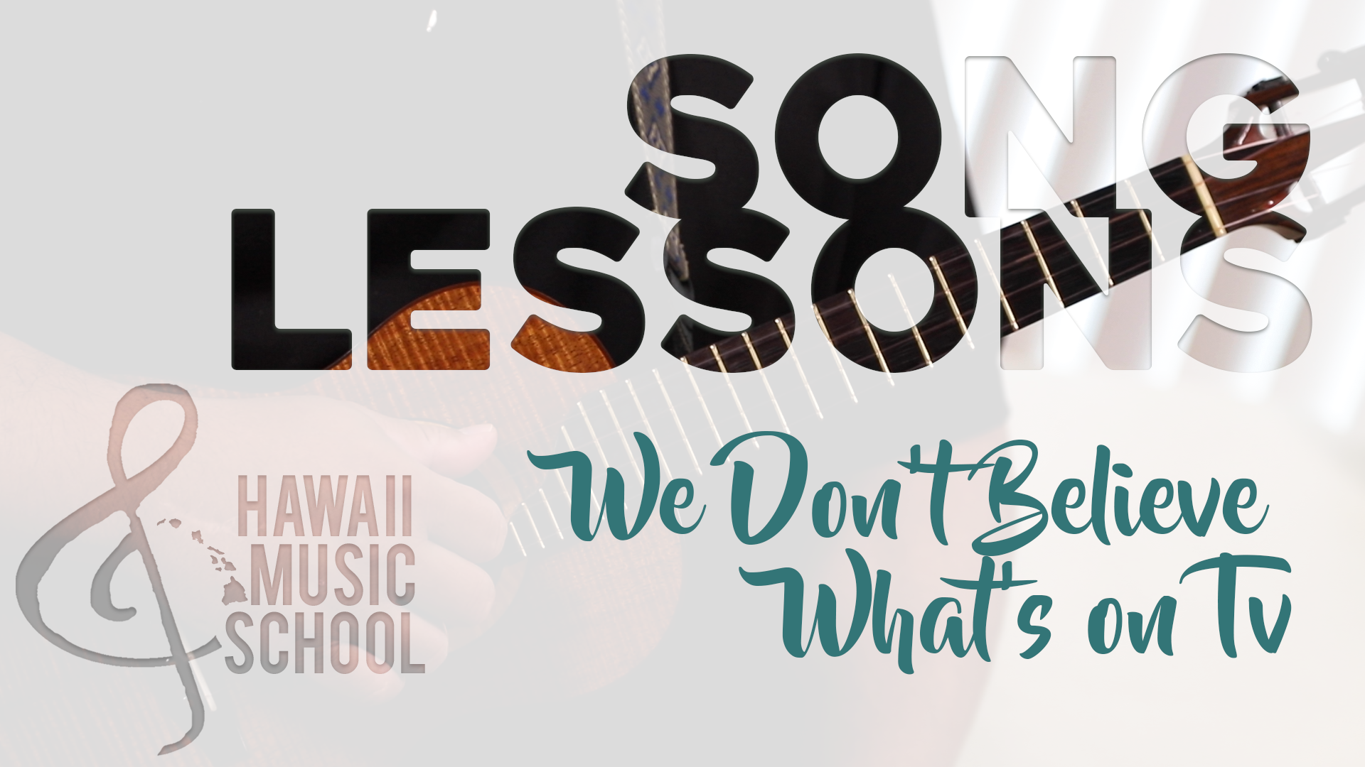 We Don't Believe What's on TV