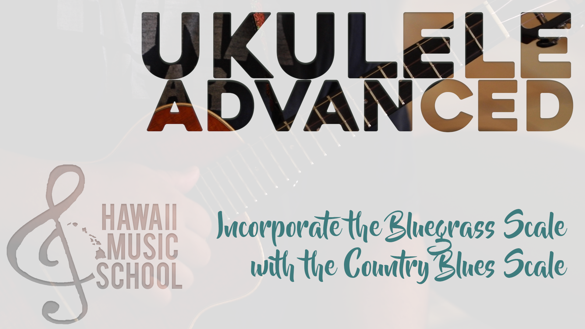 Incorporate the Bluegrass Scale with the Country Blues Scale