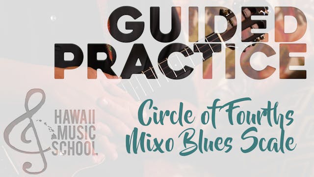 Circle of Fourths Mixo Blues Scale (G...