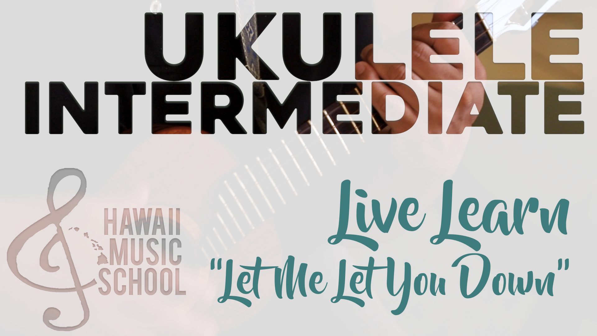 LIVE LEARN - Let Me Let You Down