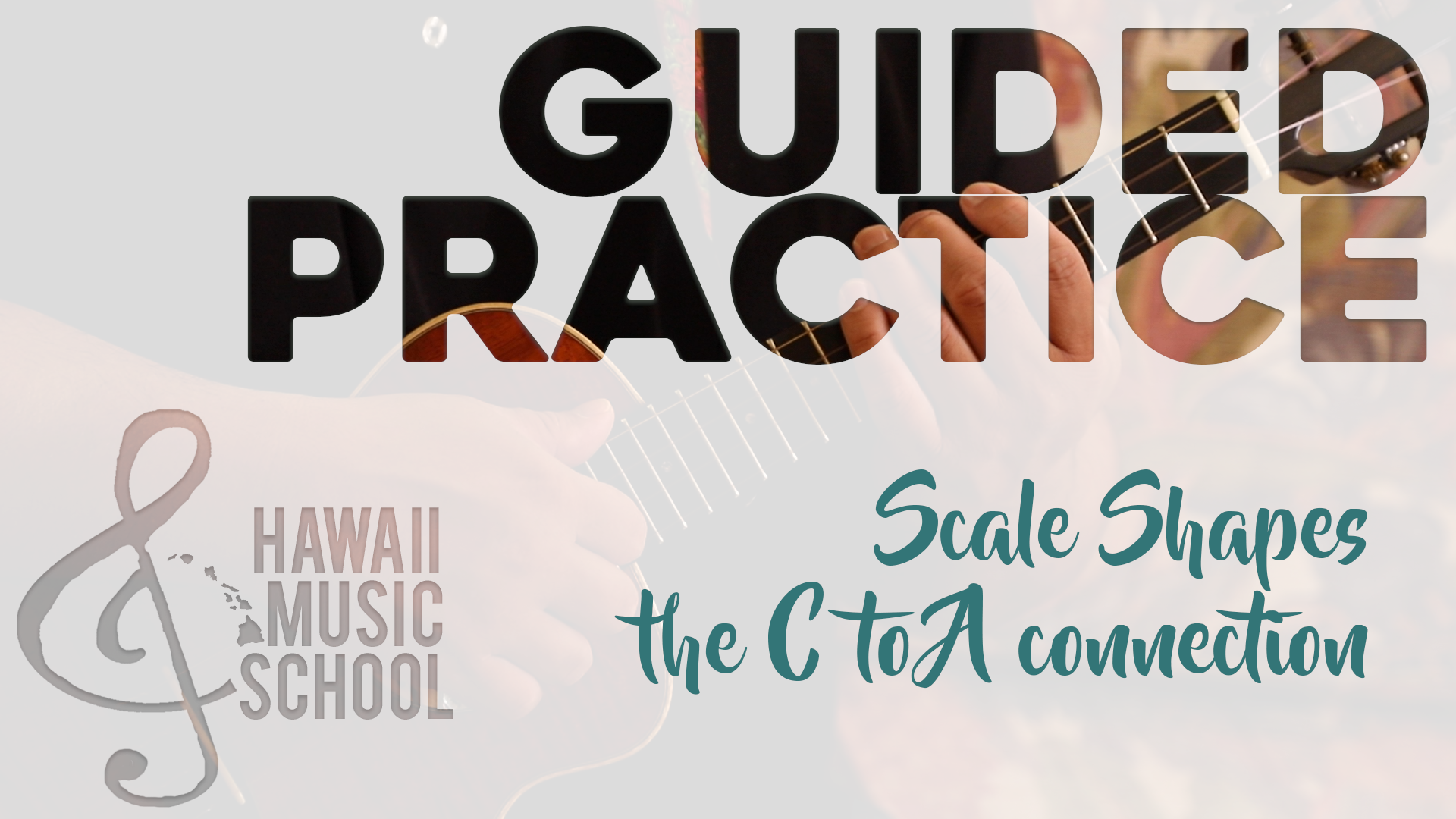 Scale Shapes - the C to A Connection (Guided Practice)