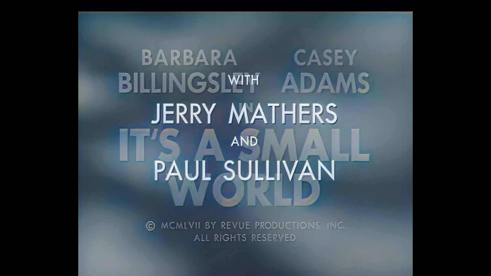 Leave It To Beaver (1957) Pilot It's A Small World