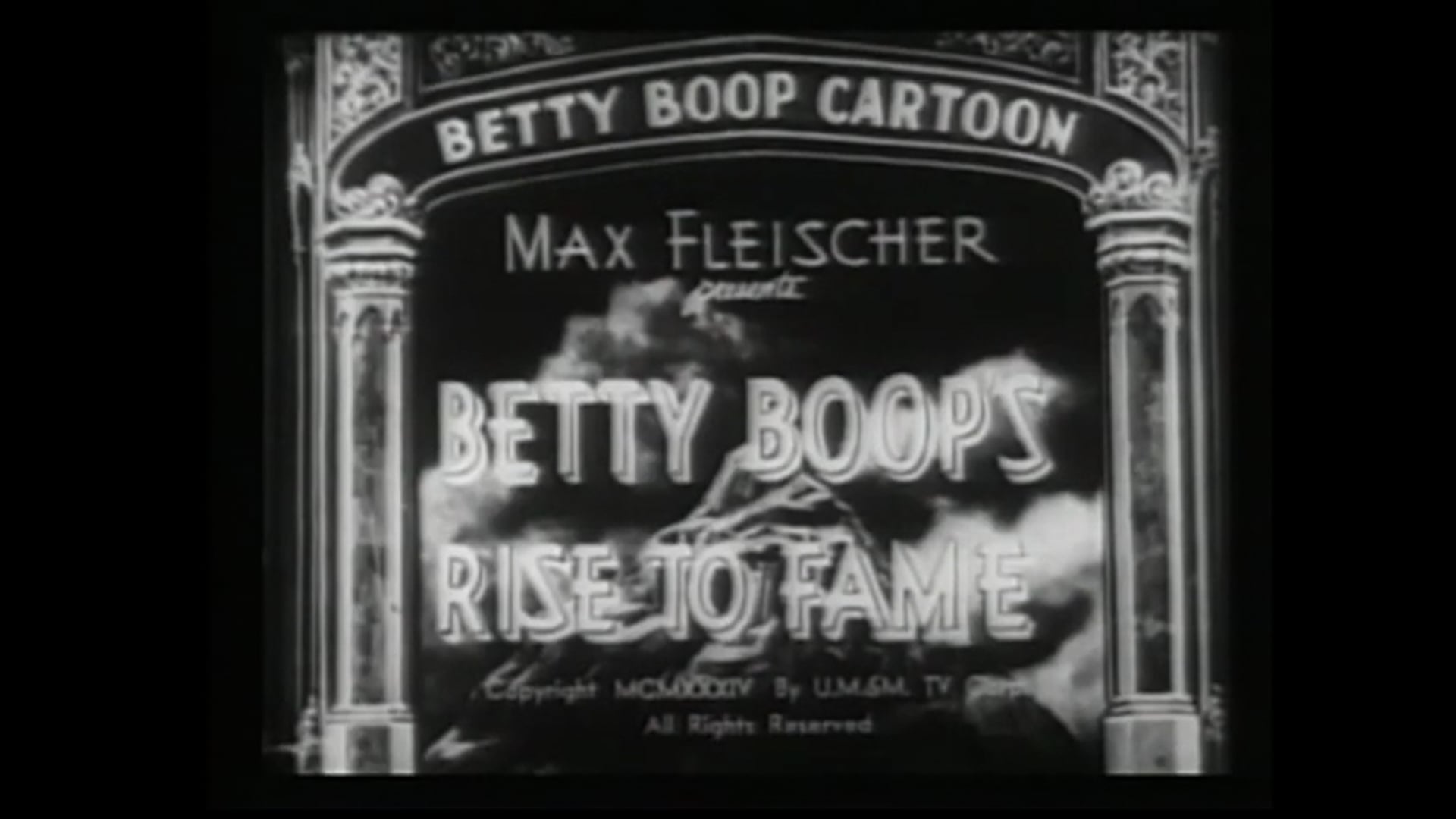 Betty Boop (1932) S3 E5 Betty Boop's Rise To Fame