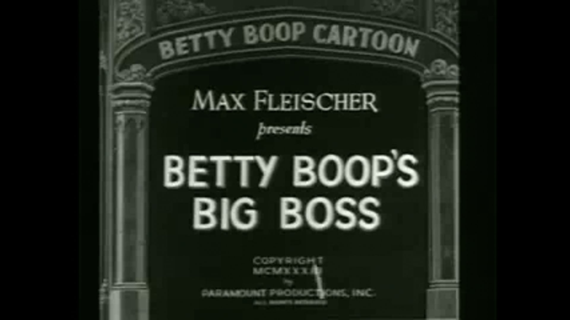 Betty Boop (1932) S2 E8 Betty Boop's Big Boss
