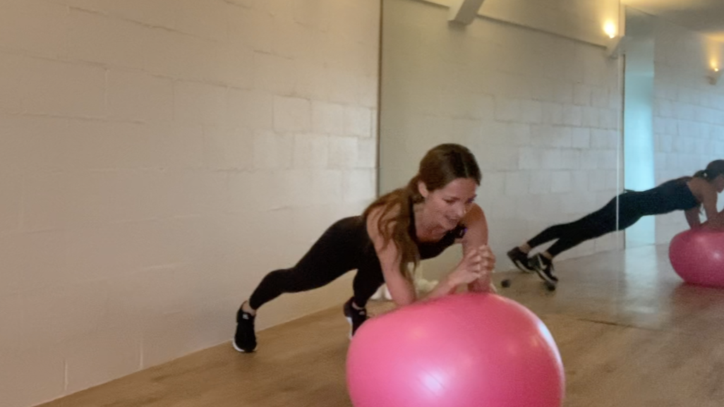 Quickie Stability Ball Workout.