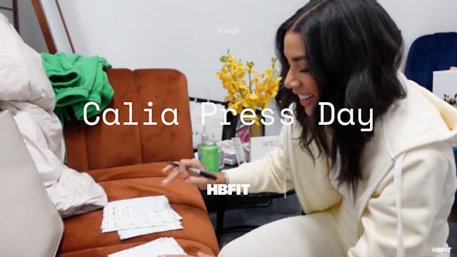 Vlog: Calia press day 