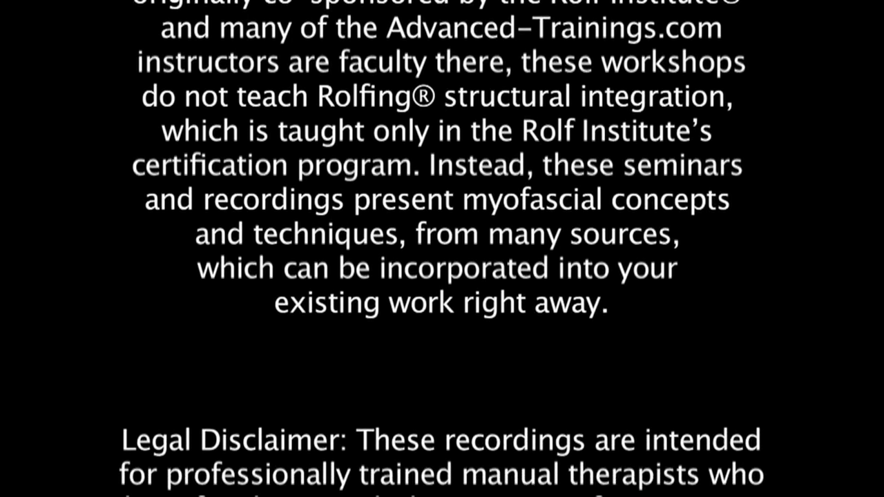 Video Intro  - Til Luchau