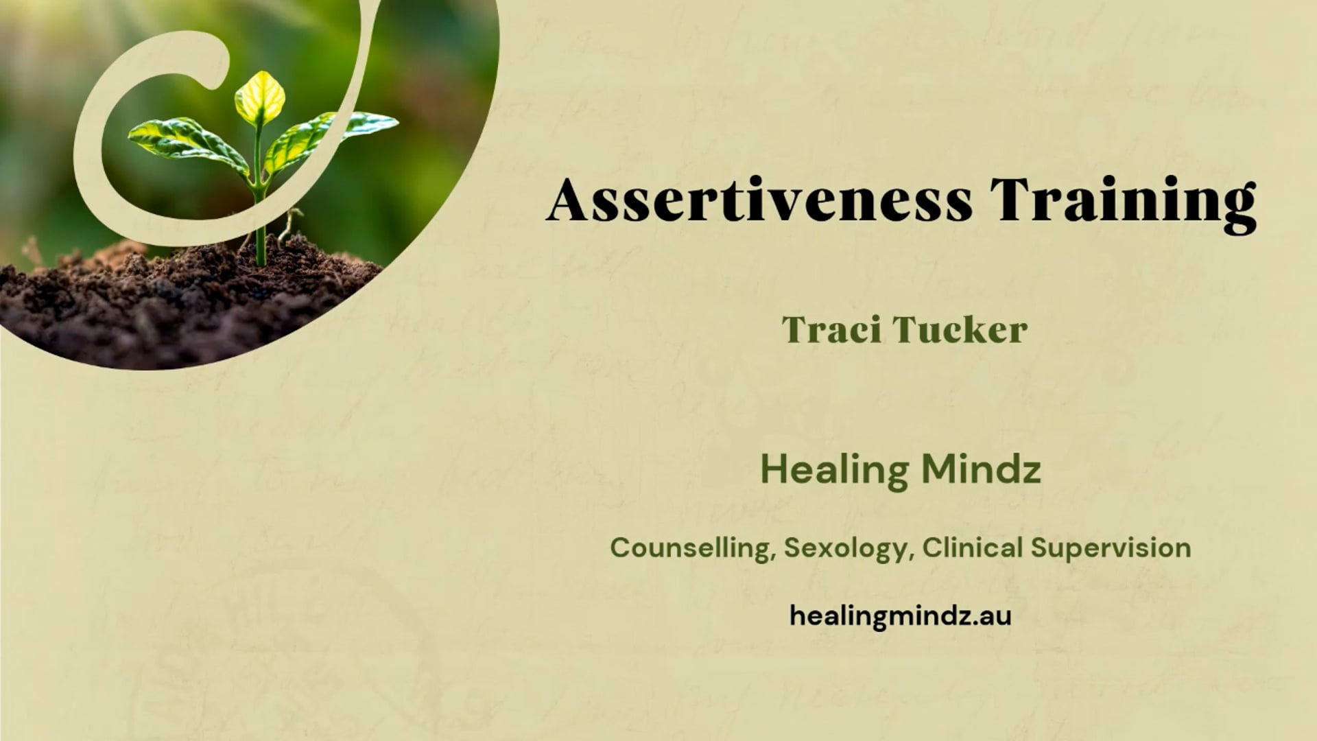 Assertiveness Training Presentation