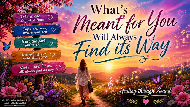 What's Meant for You Will Always Find...