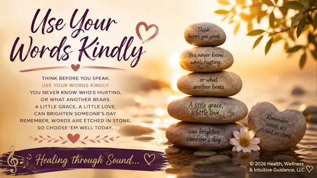 Use Your Words Kindly - Version 1