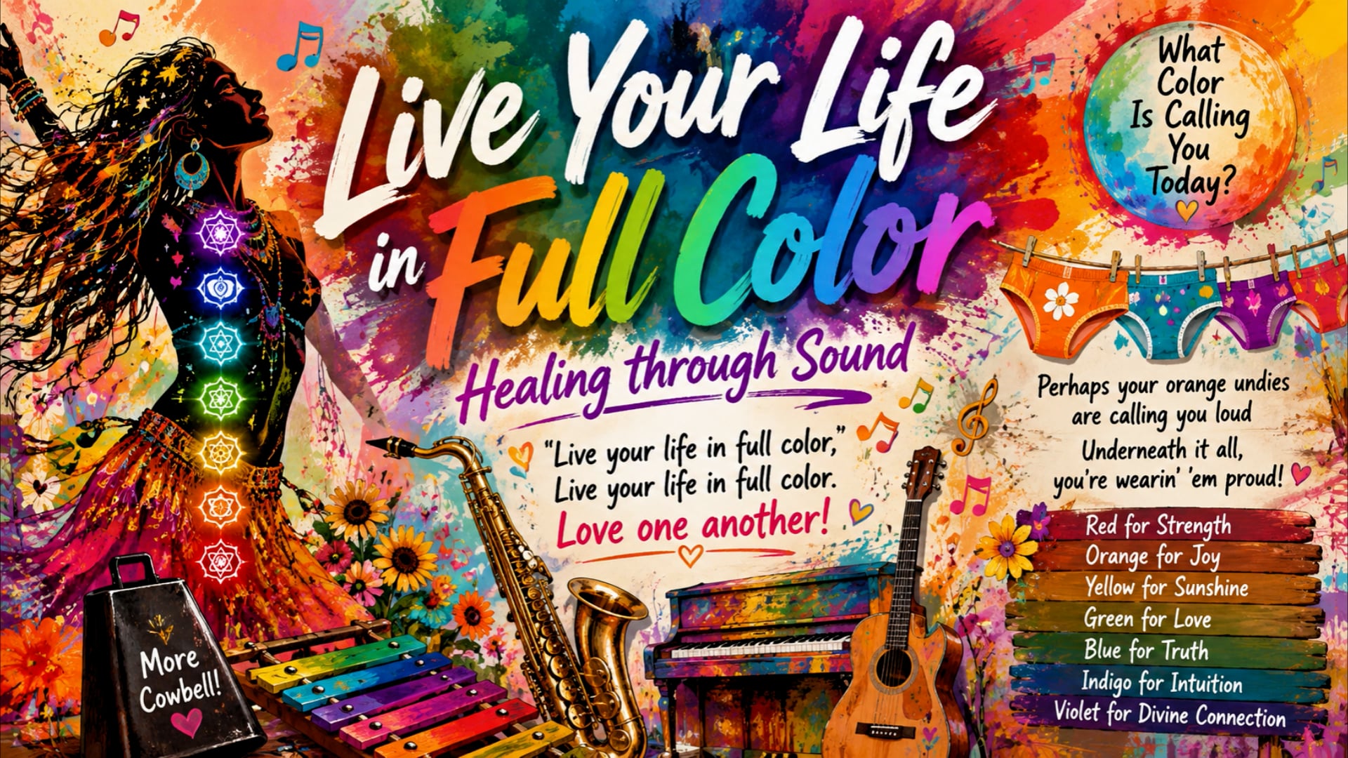 Live Your Life in Full Color - Ver 1 - Bluesy/Jazzy/Eerie Vibe
