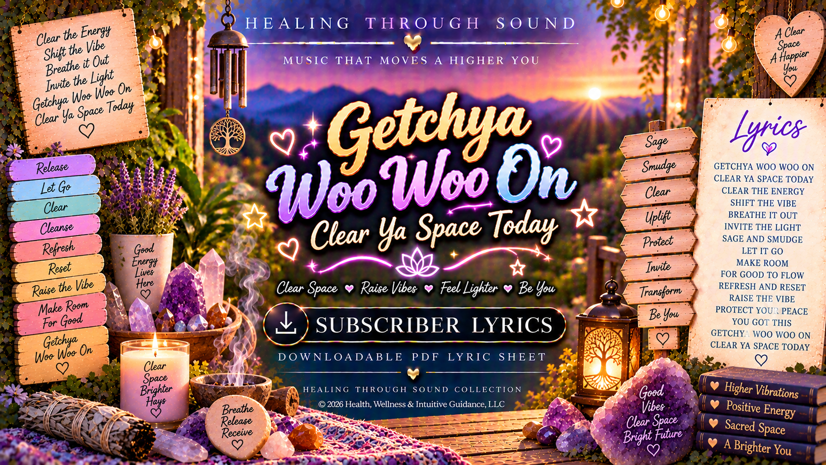 Getchya Woo Woo On - Clear Ya Space Today