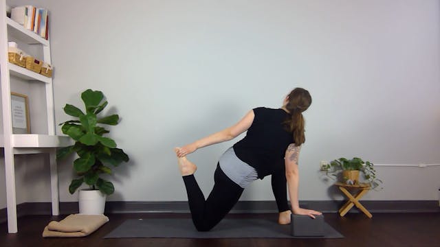 Flow to Wheel Pose