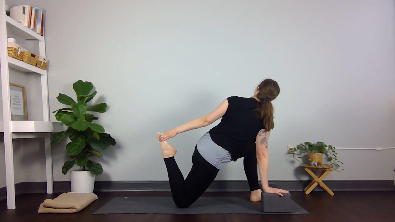 Flow to Wheel Pose