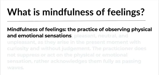 Foundations of Mindfulness w/Bethany Part 2