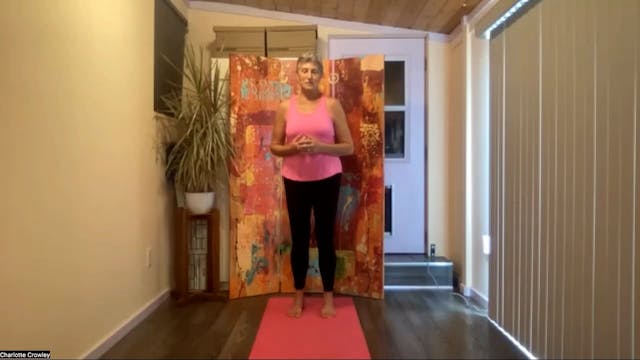 #30 Experienced yoga Stand "Giving"