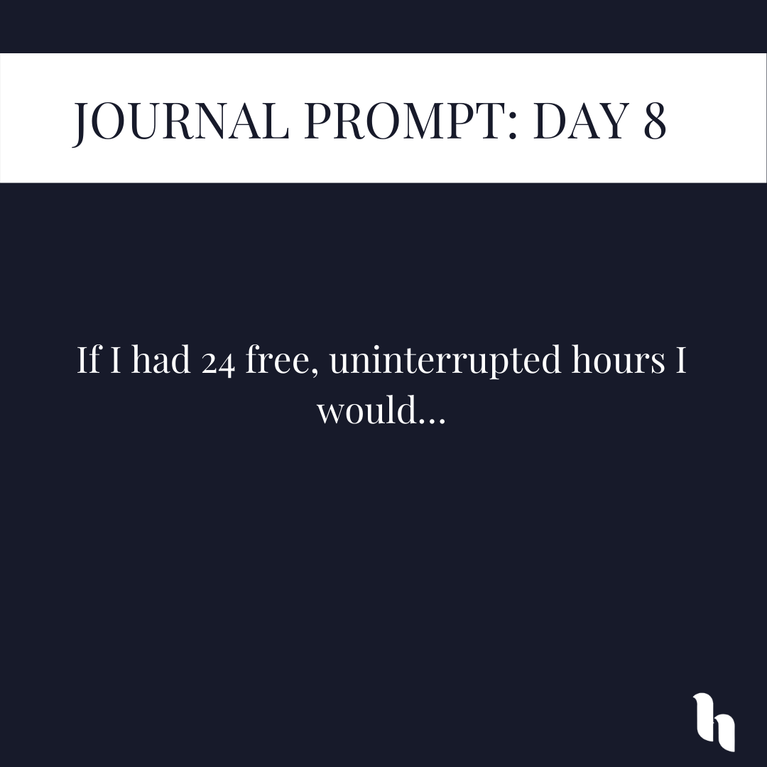 Journal Prompt: Day 8