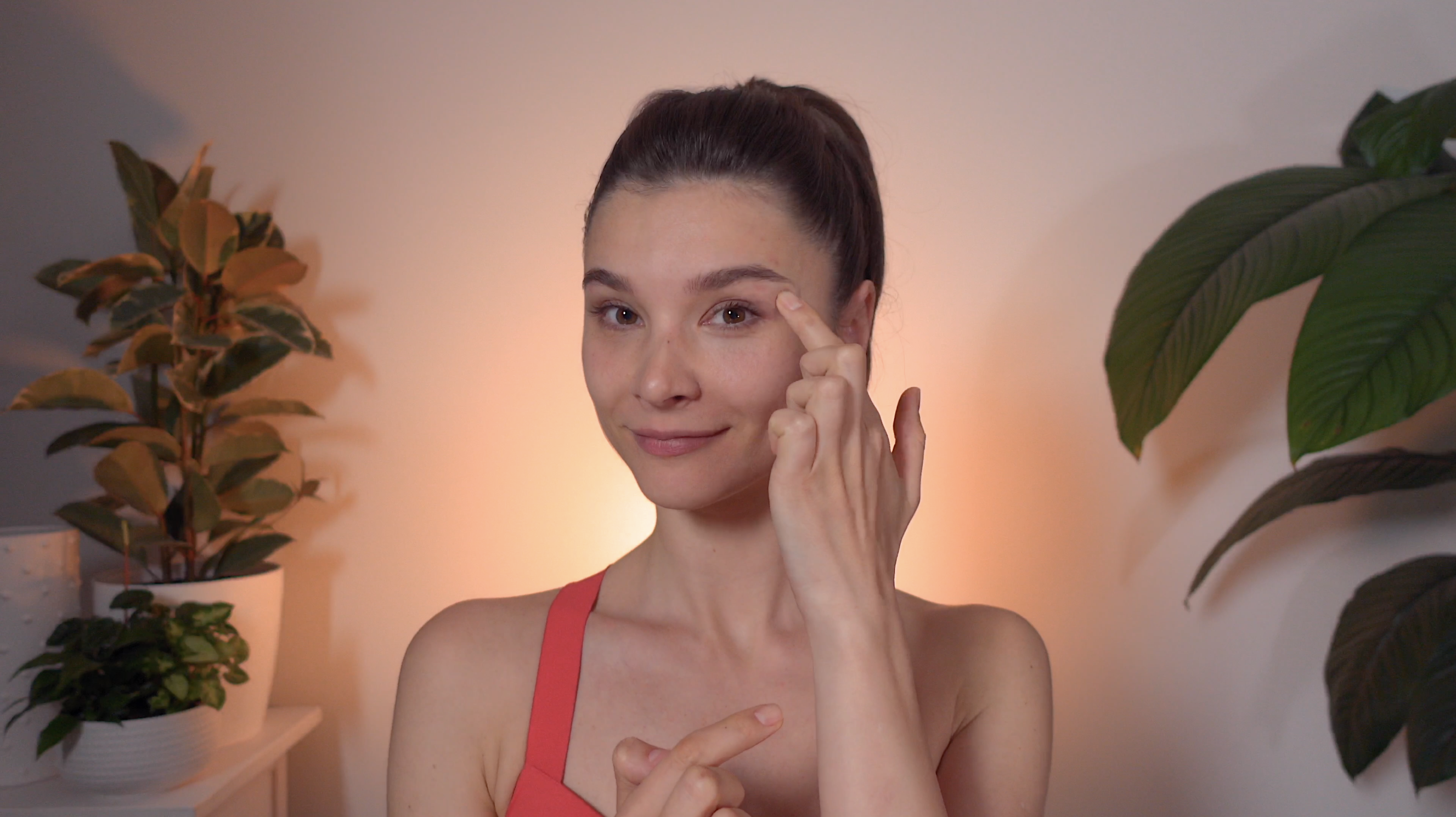 Lifted Eyebrow Blinks