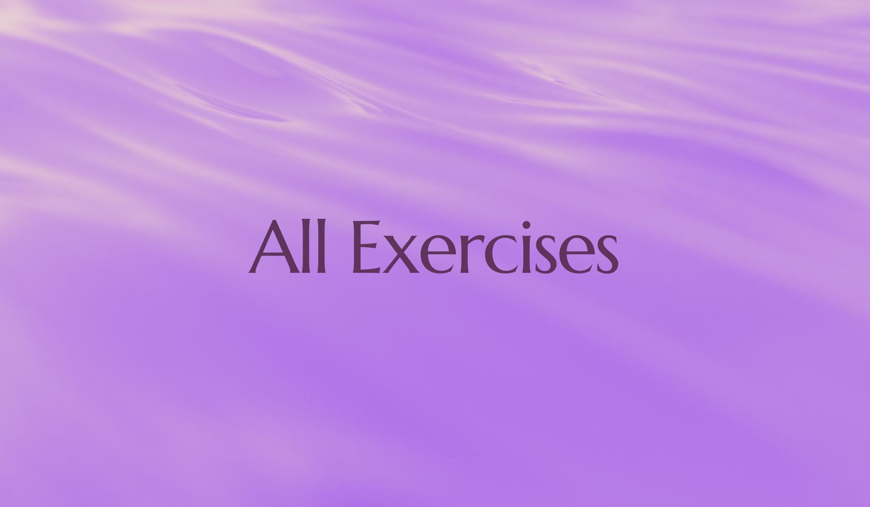 All Exercises