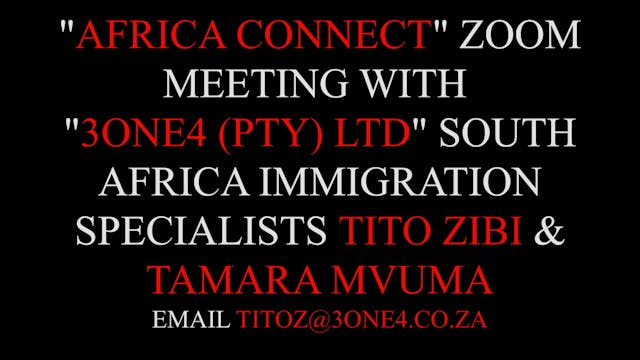 AFRICA CONNECT - SOUTH AFRICA RELOCAT...