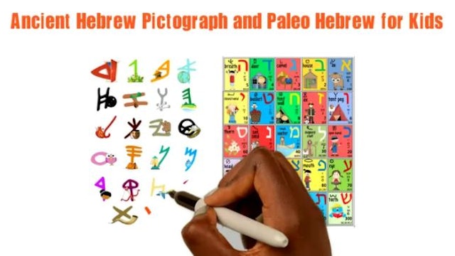 KAPH - ANCIENT HEBREW PICTOGRAPH AND PALEO HEBREW FOR KIDS