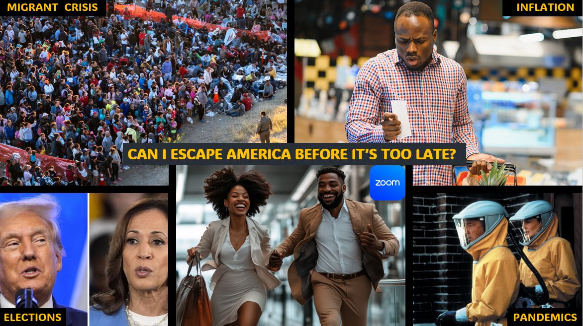CAN I ESCAPE AMERICA BEFORE IT'S TOO LATE? DOES THE BIBLE WARN US TO ESCAPE?