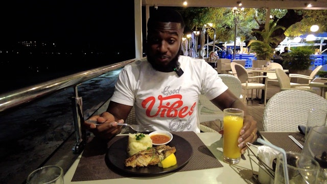 We ate at the highest rated restaurant in Dar es Salaam, Cape Town Fish Market!