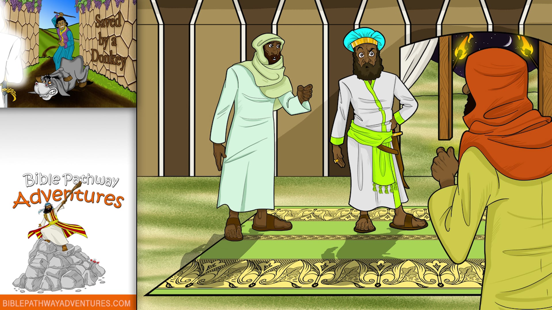 10. Saved by a Donkey (Balaam's donkey)