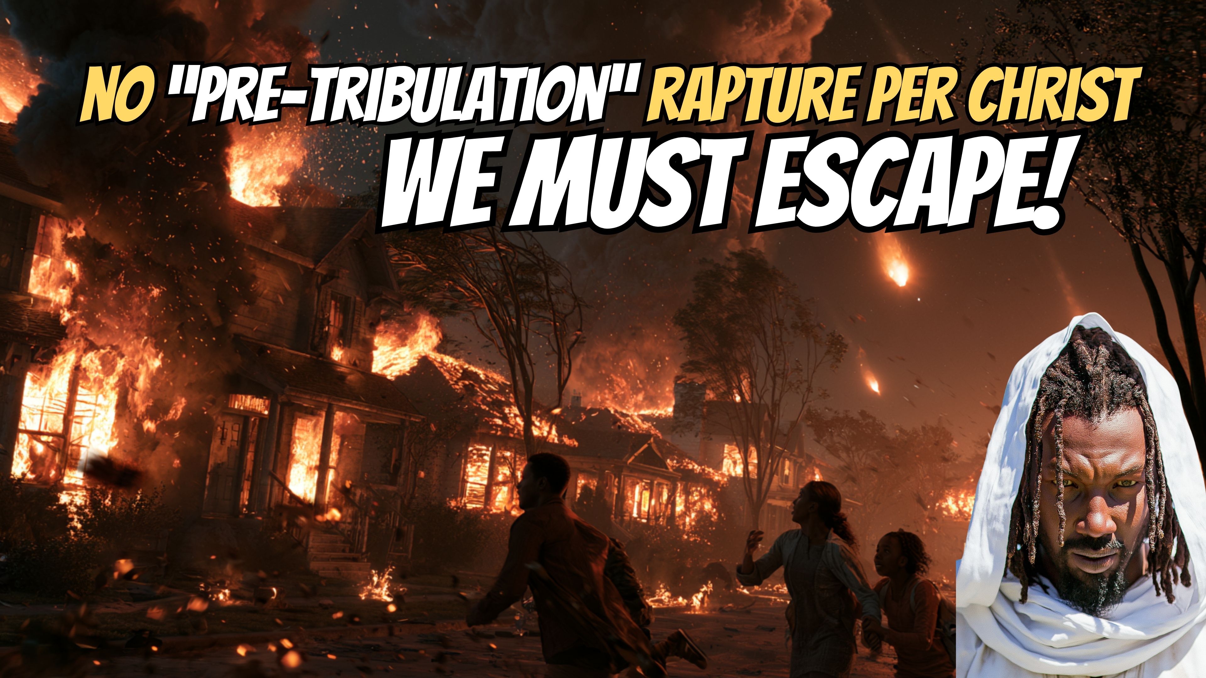 CHRIST TELLS US WE HAVE TO ESCAPE, NO RAPTURE TO SAVE US FROM DANGER! WOW!